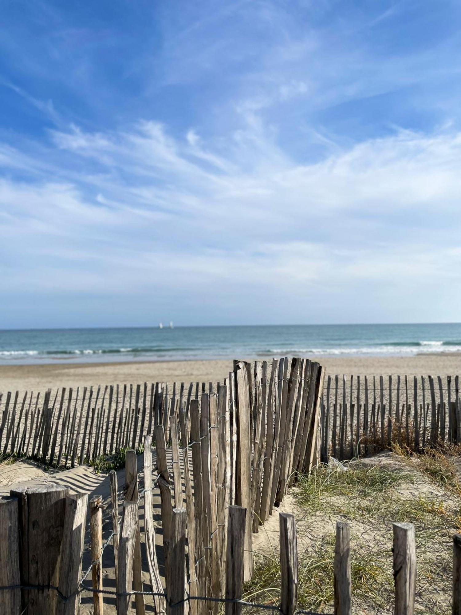 Mas Andalou Fabuleuse Premiere Ligne De Mer, Plage Privative Frontignan Luaran gambar
